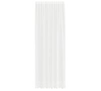 Rideau en dentelle floral - vidaXL - Blanc - Polyester - 260x150 cm - Filtrant la lumière - Panneaux de confidentialité