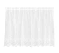Rideau en dentelle - vidaXL - 80x200 cm - Blanc - Polyester - Filtrant la lumière - Panneaux de confidentialité - Léger