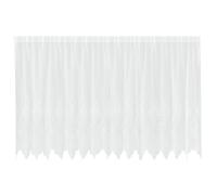 Rideau en dentelle - vidaXL - Blanc - Polyester - 160x400 cm - Filtrant la lumière - Occultant - Lavable à 40°C