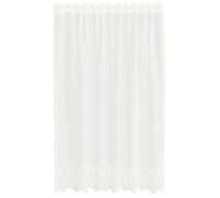 Rideau en dentelle - vidaXL - Blanc - Polyester - 245x150 cm - Filtrant la lumière - Occultant