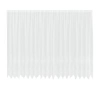 Rideau en dentelle - vidaXL - Blanc - Polyester - 245x500 cm - Filtrant la lumière - Lavable en machine à 40°C