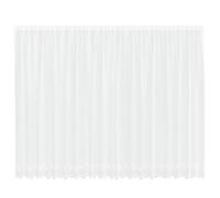 Rideau en dentelle - vidaXL - Blanc - Uni - Polyester - 245x500 cm - Iris - Filtrant la lumière - Occultant
