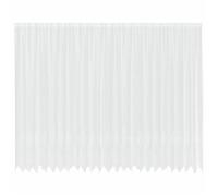Rideau en dentelle - vidaXL - Blanc - Uni - Polyester - 260x600 cm - Filtrant la lumière - Occultant