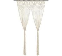 Rideau en macramé 140x240 cm Coton