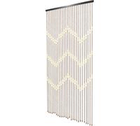 Rideau en macramé - Séparateur de porte et de pièce - Bambou et bois - Écologique - Inodore - Laisse passer la lumière et l'air - Montage facile