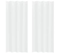 Rideau en voile - vidaXL - 2 pièces - Blanc - 260x140 cm - Polyester - Voilage durable - Habillage lumineux