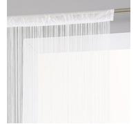 Rideau Fil 90 x 200 cm Atmosphéra - Blanc - Blanc - 1 Panneau 90 x 200 cm