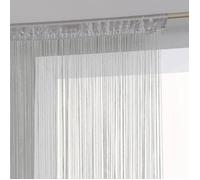 Rideau fil gris 90x200cm - Atmosphera Créateur d'intérieur