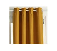 Atmosphera – Rideau à œillets isolant Isa 140x260 cm – Ocre