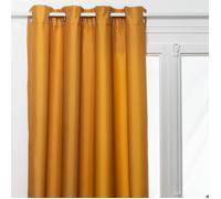 Rideau Isolant à Œillets Eliat 140x260cm Ocre