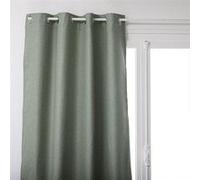 Rideau isolant occultant vert céladon 140x260cm - Atmosphera Créateur d'intérieur