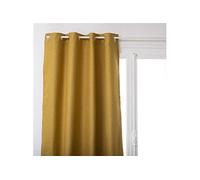 Atmosphera – Rideau isolant occultant Lisba – Jaune ocre – 140x260 cm