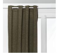Rideau isolant/occultant Soana vert kaki 140x260cm - Atmosphera Créateur d'intérieur