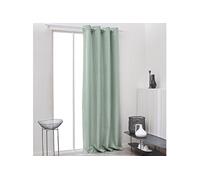 Rideau Isolant Thermique Essential Uni 140 240 cm Céladon
