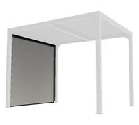 Rideau latéral gris pour pergola bioclimatique PER 2430 BI - 2,40 m