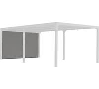 Rideau latéral gris pour pergola bioclimatique PER 3630 BI et PER 3660 BI - 3,60 m