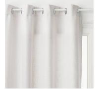 Atmosphera – Rideau à œillets Léon – Polyester 140 x 260 cm – Ivoire