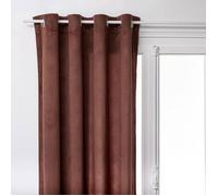 Rideau Lilou marron tonka 140x260cm - Atmosphera Créateur d'intérieur