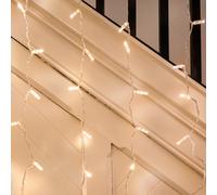 Rideau Lumineux Core Connect 2m x 1m 96 LED Blanc Chaud Câble Transparent Raccordable