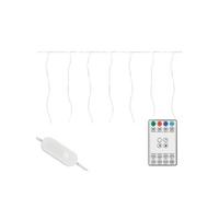 Rideau lumineux à LED pour décoration de noël blanc chaud avec minuterie 600 cm