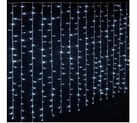 Rideau Lumineux Led ""10 Tombées"" 140cm Blanc Froid