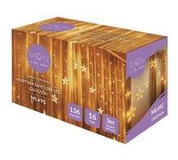 Rideau lumineux Moon in the Room ML49C 16 glaçons 136 LED 3m Stars blanc chaud Blanc Chaud G