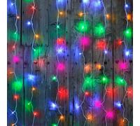Rideau lumineux pour façade - multicolore