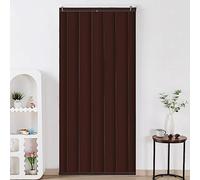 Rideau magnétique insonorisant pour pièces climatisées, isolation thermique, coupe-vent, réduction du bruit, marron, 60 x 180 cm