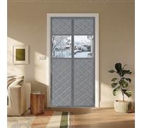 Rideau MagnéTique Isolant Thermique Pour Porte-Anti Froid -Porte Entrée | Rideau De Porte MagnéTique En Coton Isolant Thermique ImperméAble Pour Maison Garage D'EntréE,Renforcer Avec Des Clous