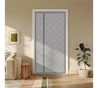 Rideau MagnéTique Isolant Thermique Pour Porte-Anti Froid -Porte Entrée | Rideau De Porte MagnéTique En Coton Isolant Thermique ImperméAble Pour Maison Garage D'EntréE,Renforcer Avec Des Clous