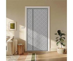 Rideau MagnéTique Isolant Thermique Pour Porte-Anti Froid -Porte Entrée | Rideau De Porte MagnéTique En Coton Isolant Thermique ImperméAble Pour Maison Garage D'EntréE,Renforcer Avec Des Clous