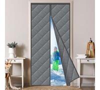 Rideau magnétique, isolation thermique, 100 x 210 cm, protection contre le froid