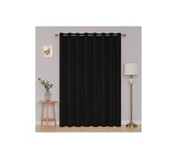 Rideau Noir Occultants à Oeillets Chambre Isolant Thermique Rideau Grande Hauteur 254X213cm Rideau Salon Design Moderne pour Enfant Garcon