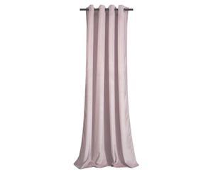 Rideau - Non spécifié - Rose poudré - 140x250 cm - Velours - Occultant