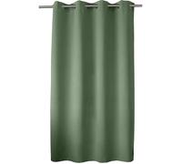 Rideau Obscurcissant Vert Sauge 140×180 cm Œillets Métal Anti-Lumière Tissu 140L X 180H cm (1 Panneaux) Clay Green