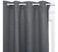 Rideau Occultant à Oeillets Lefat 140x260cm Gris