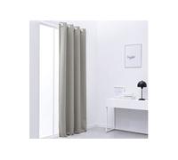 Rideau occultant a oeillets uni 140 240 cm