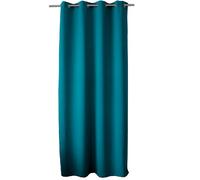 Rideau occultant Basic à 8 œillets - 140 x 240 cm - Bleu canard
