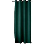 Rideau occultant Basic à 8 œillets - 140 x 240 cm - Vert foncé