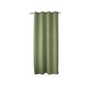 - Rideau occultant Basic à 8 oillets - Longueur 240 cm x Largeur 140 cm - Olive - Basic