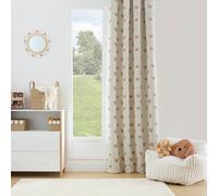 Atmosphera - Rideau occultant Enfant Billie 140x260cm Beige Motif oursons