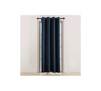 Rideau Occultant de à Oeillets 140x260cm Isolant Thermique Curtains for Enfant Bleu Marine