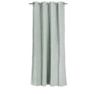 Rideau occultant en coton 100% - Fara Titane (135 x 280 cm) -