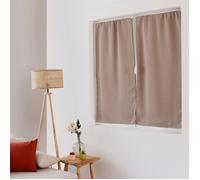 Rideau occultant - ENJOY HOME - 60x120 cm - Écru uni - Polyester - Passe-tringle