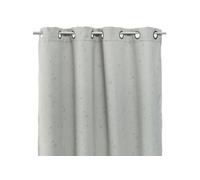 - Rideau Occultant "Etoile" 140x260cm Gris