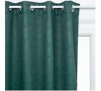 Rideau occultant ""Feuilles"" vert 140x260cm - Atmosphera Créateur d'intérieur