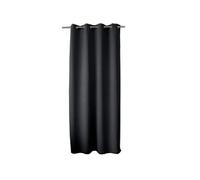 - Rideau occultant grande hauteur REGLISSE - 140 x 280 cm - Gris foncé - REGLISSE
