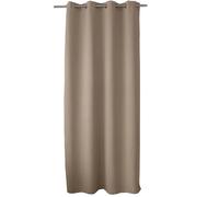 Rideau occultant grande hauteur REGLISSE - 140 x 280 cm - Naturel