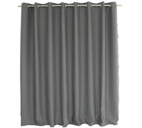 Rideau occultant grande largeur REGLISSE - 300 x 240 cm - Gris