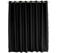 Rideau occultant grande largeur REGLISSE - 300 x 240 cm - Noir